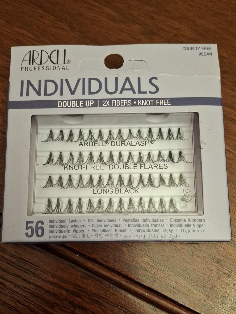 Ardell Individuals Double Up Long Black Individual Lashes New Sealed Box